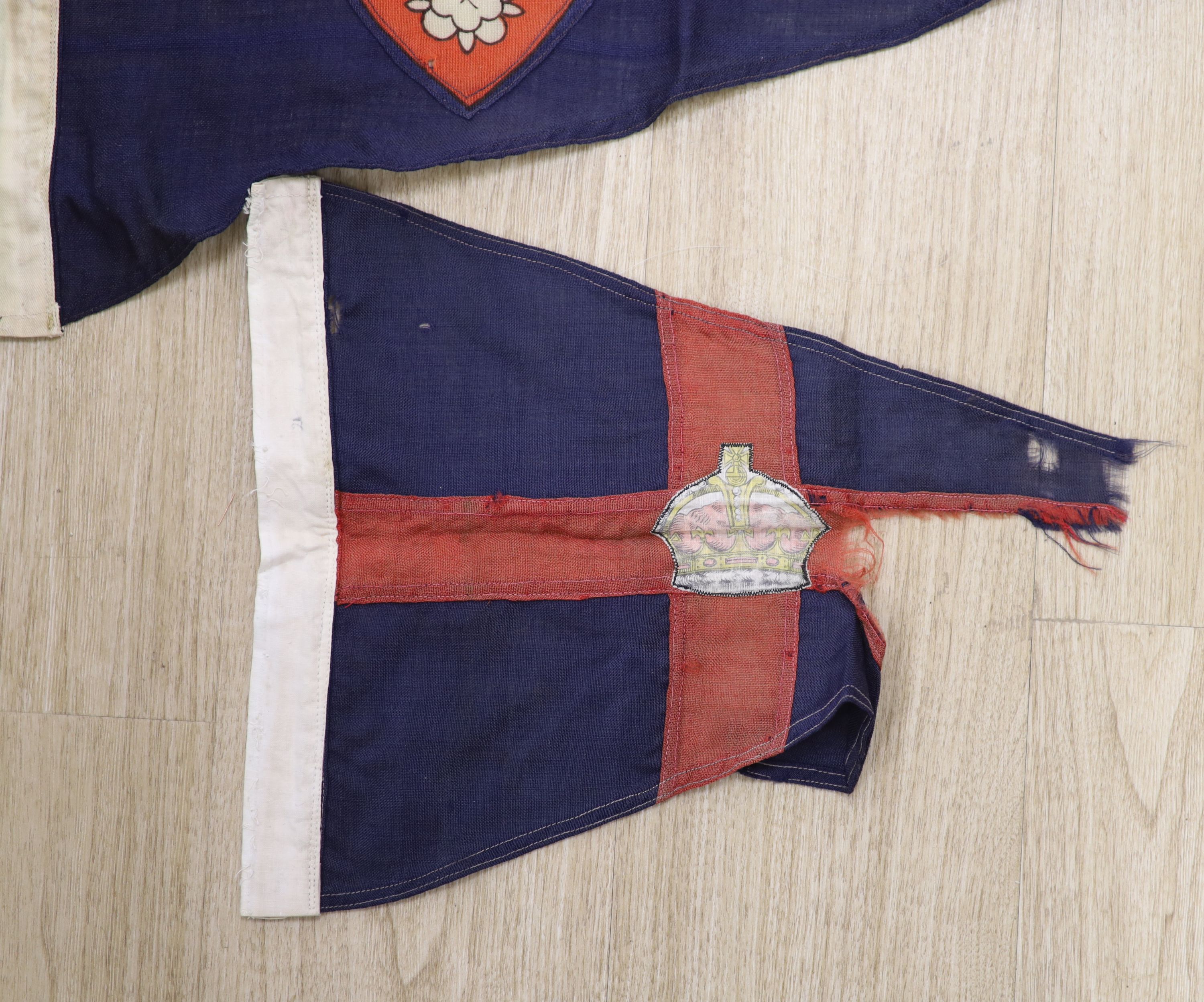 A group of 1950s Ensign flags